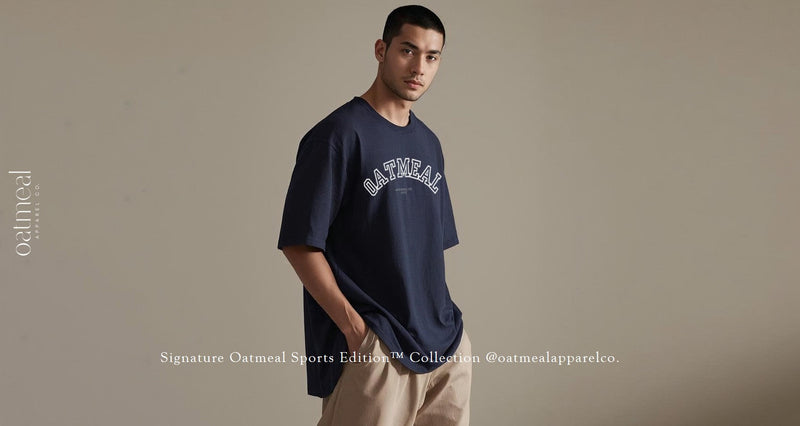 Our Signature Oatmeal Sports Edition™ Collection of zip hoodies, Tees, & sweaters.