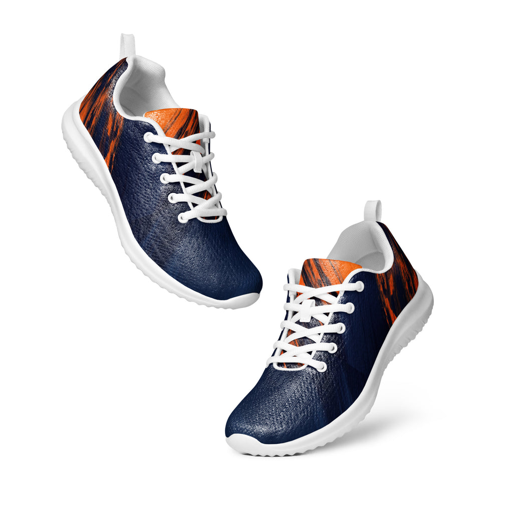 Pair of blue and orange sneakers, Men's Spotlight at Oatmeal Apparel Co.
