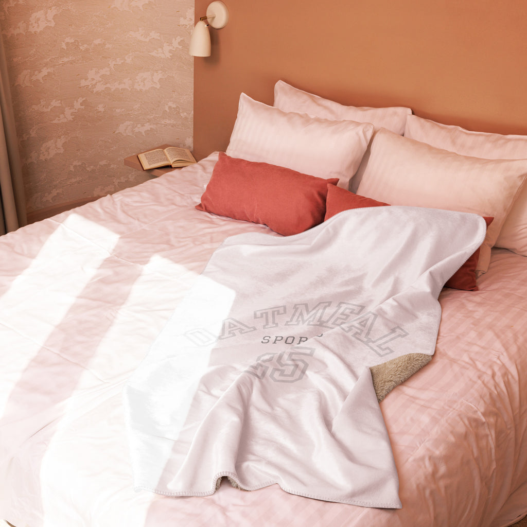 Signature Oatmeal Sports Edition No.25 Throw Blanket exclusively from Oatmeal Apparel Co.