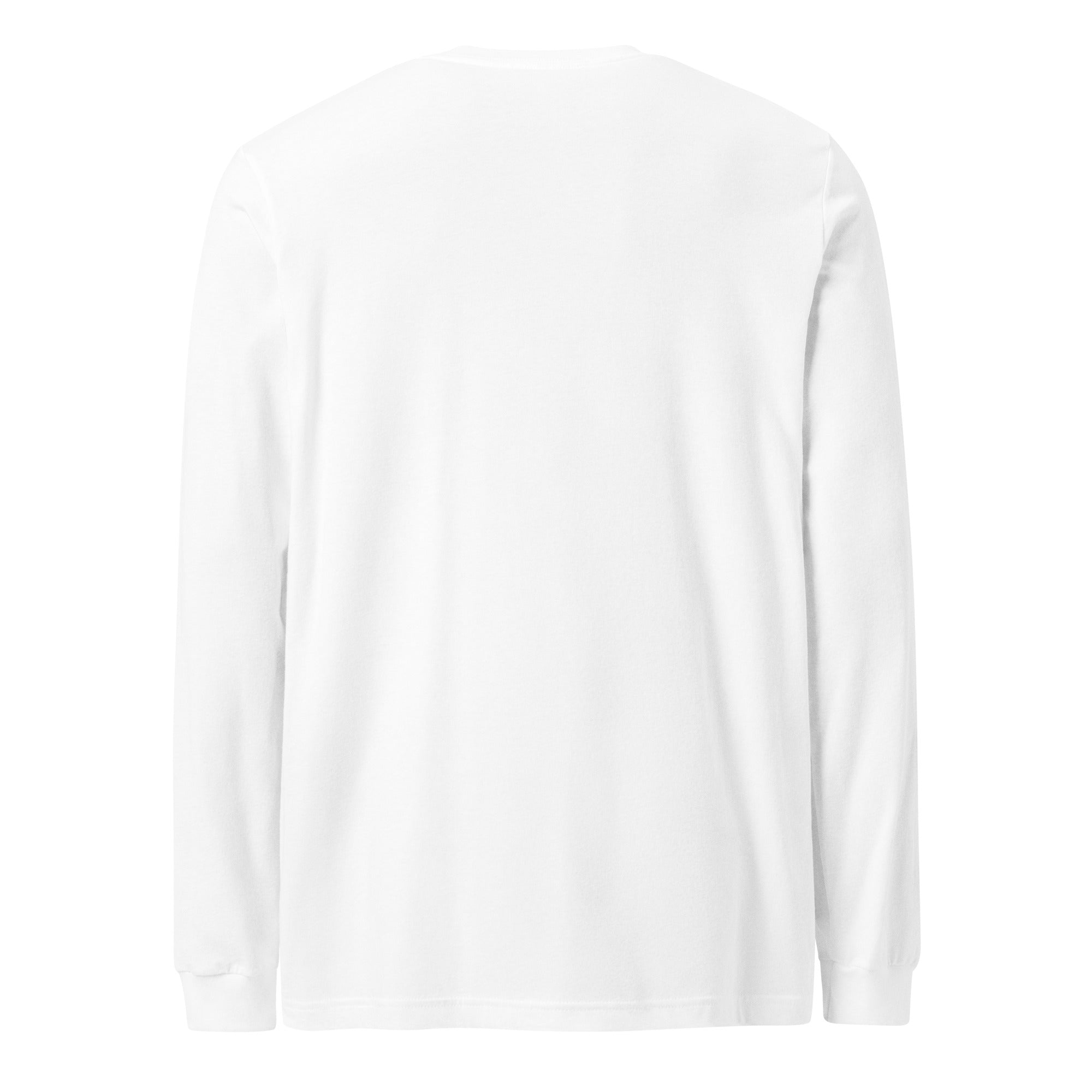 White long-sleeve shirt at Oatmeal Apparel Co., Sports Edition Design.