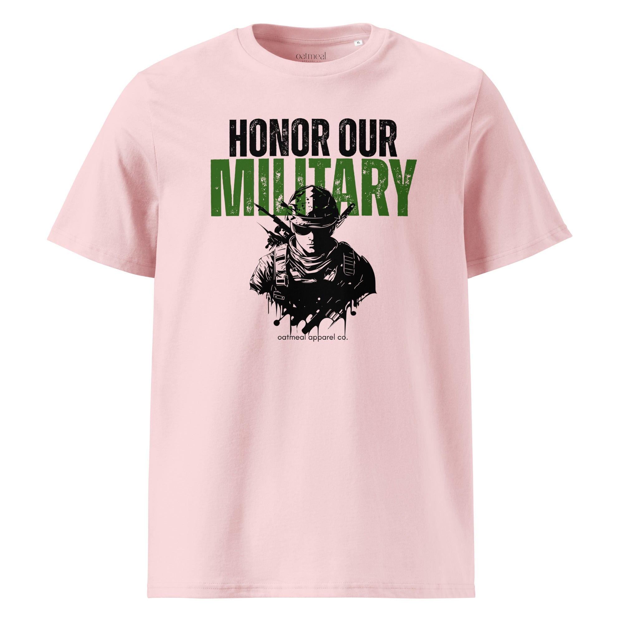 Pink Veteran shirt at Oatmeal Apparel Co.